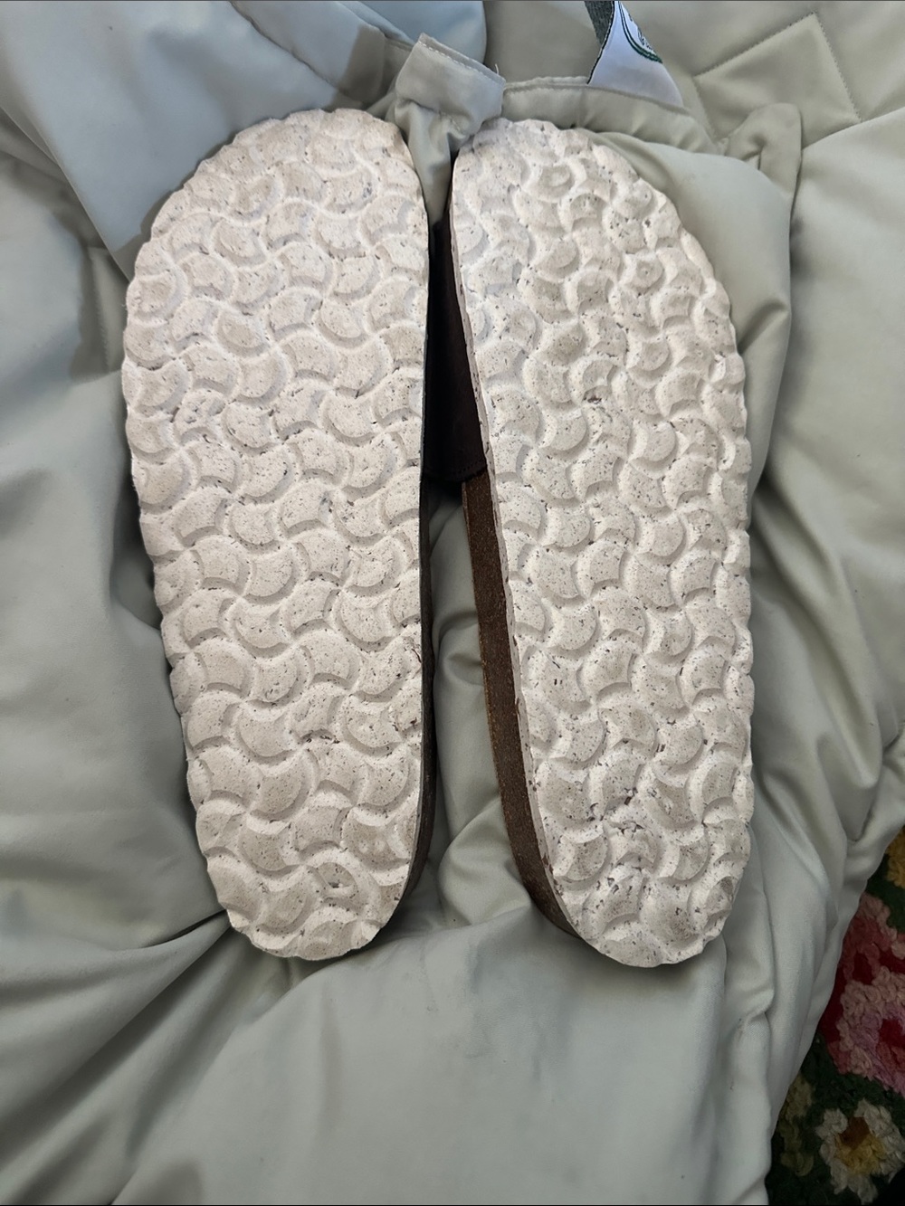 Bio Step Brown Suede Slide Sandals - Picture 3 of 4